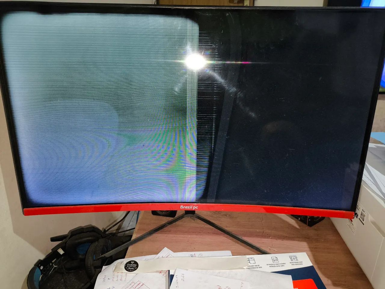 Dois Monitores Com Defeito (Envie sua proposta) - Foto 4