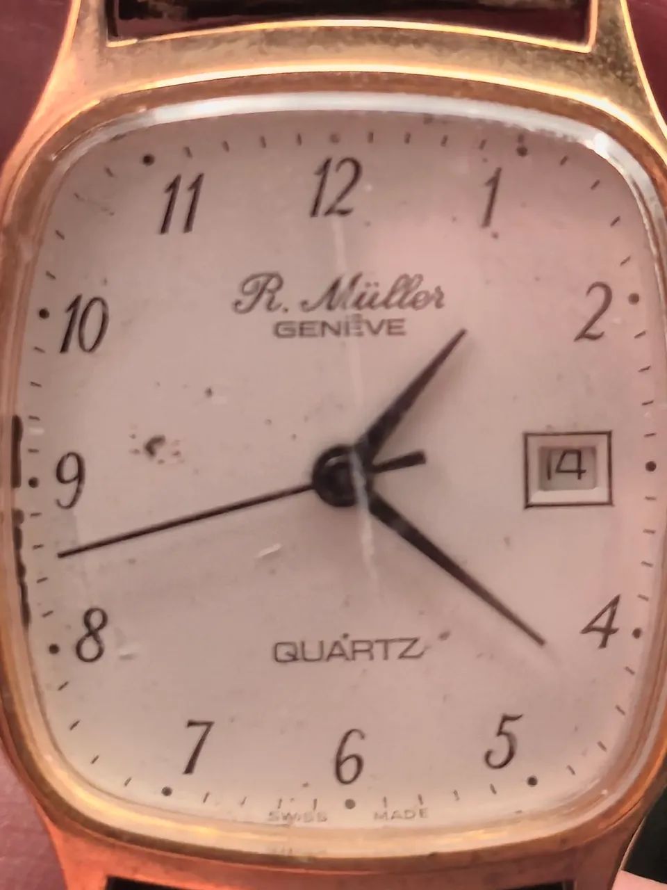 Relógio R. MÜLLER GENÊVE  À QUARTZ   -   FUNCIONANDO PERFEITAMENTE - Foto 4