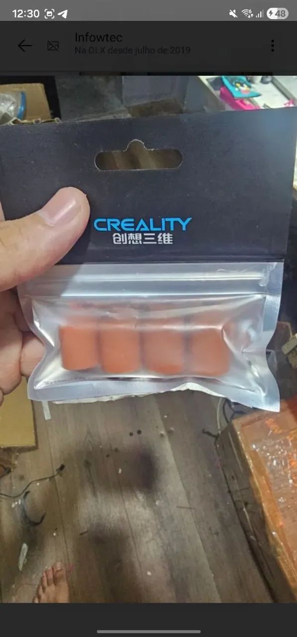 4 Molas Silicone Ender 3 Parafusos Nivelamento Impressora