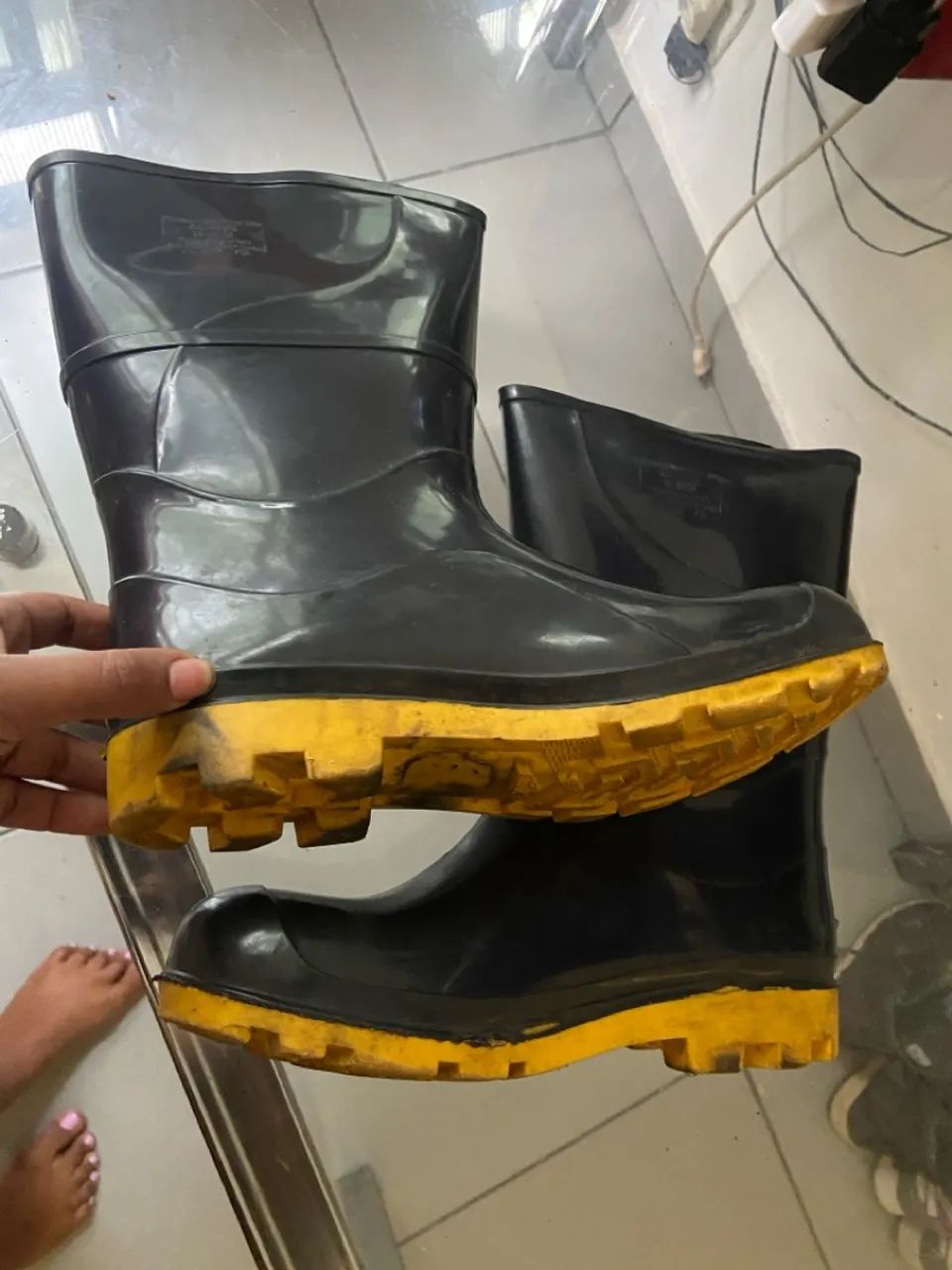 Bota pra proteger da chuva 