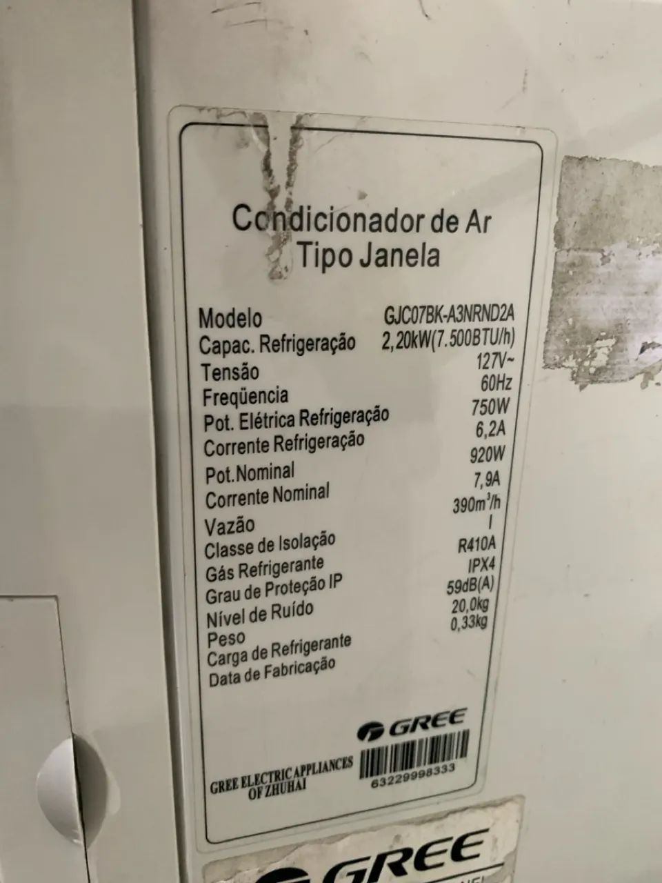 Ar condicionado de janela 7.500 BTU/h 127volts. - Foto 4