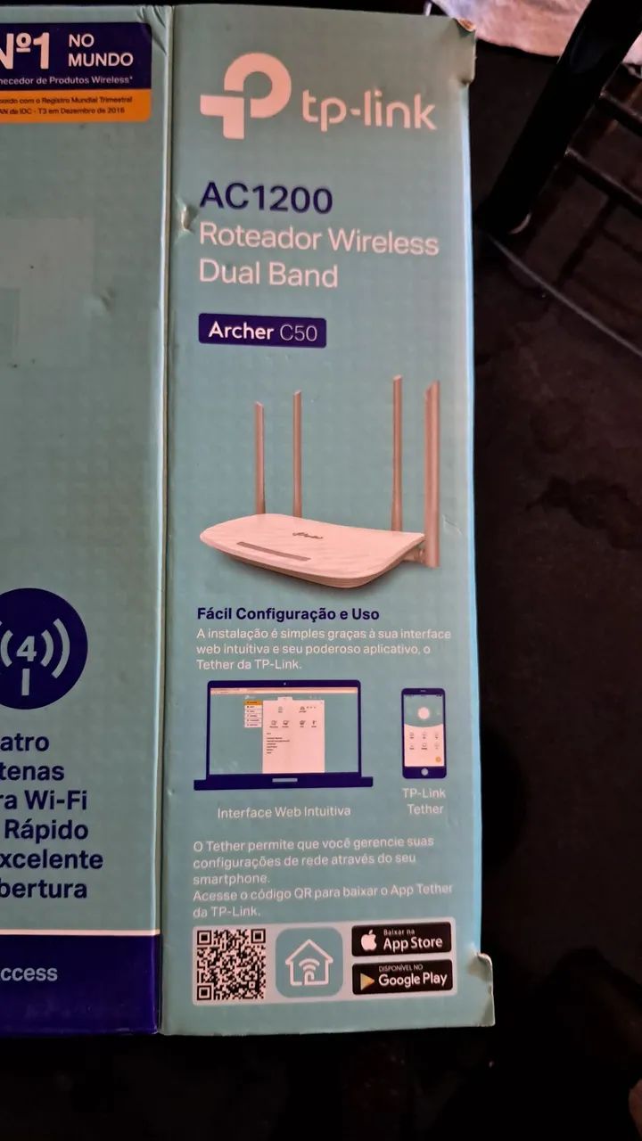 TP Link roteador wireless AC 1.200 DualBand 4 antenas - Foto 5