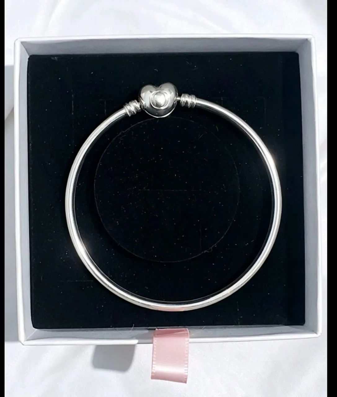 Bracelete Rígido Coração Pandora Original  - Foto 3