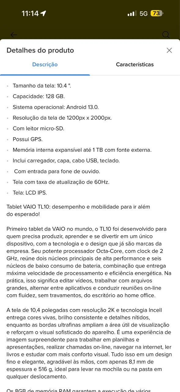 Tablet Sony vaio  - Foto 4