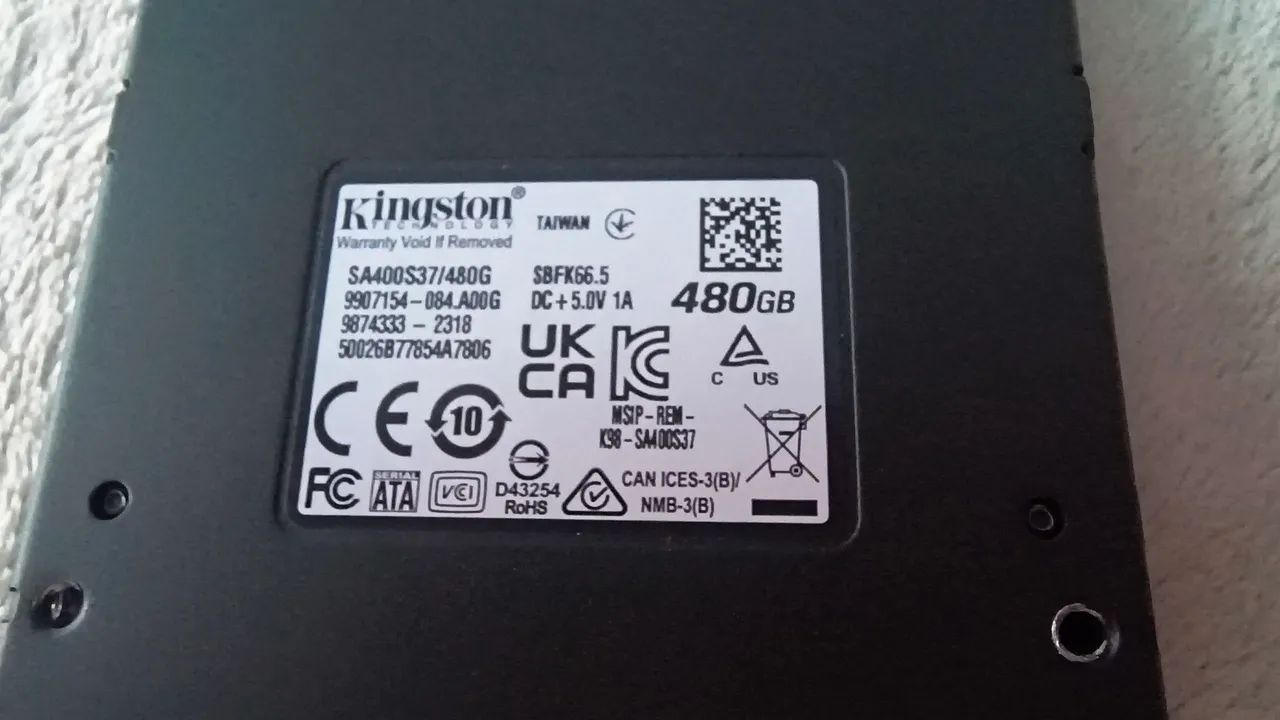 SSD Kingston 480gb - Foto 2