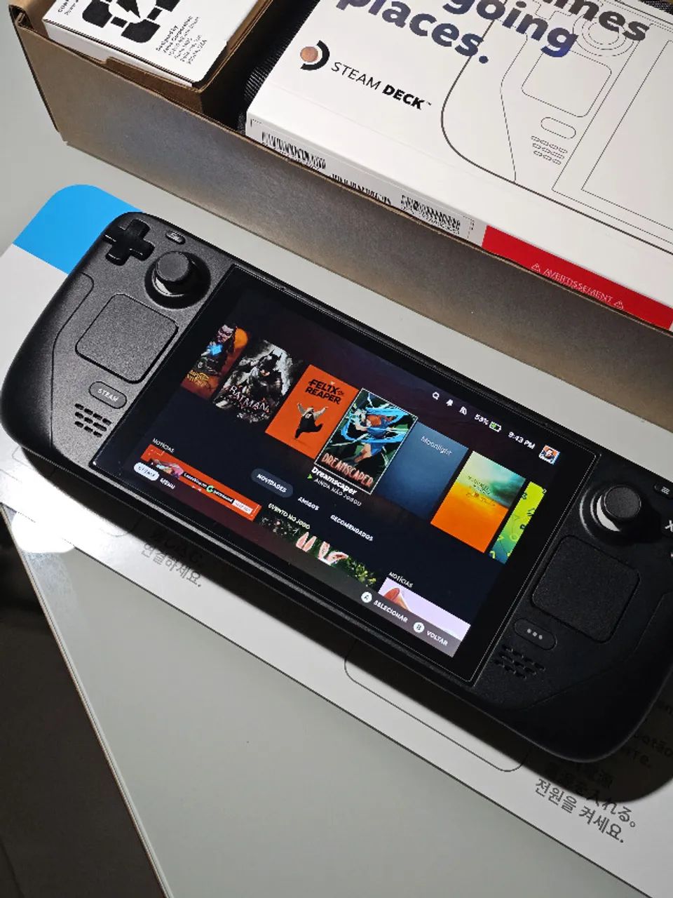 Steam Deck LCD 256 + 512 - Consoles de Vídeo Game - Santo Inácio