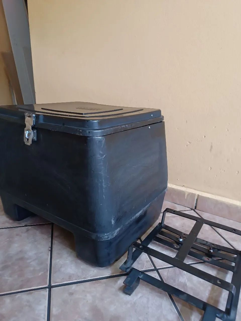 Baú motoboy 90l com suporte  - Foto 2
