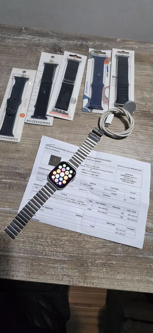 Apple Watch Series 10 46mm Impecável 