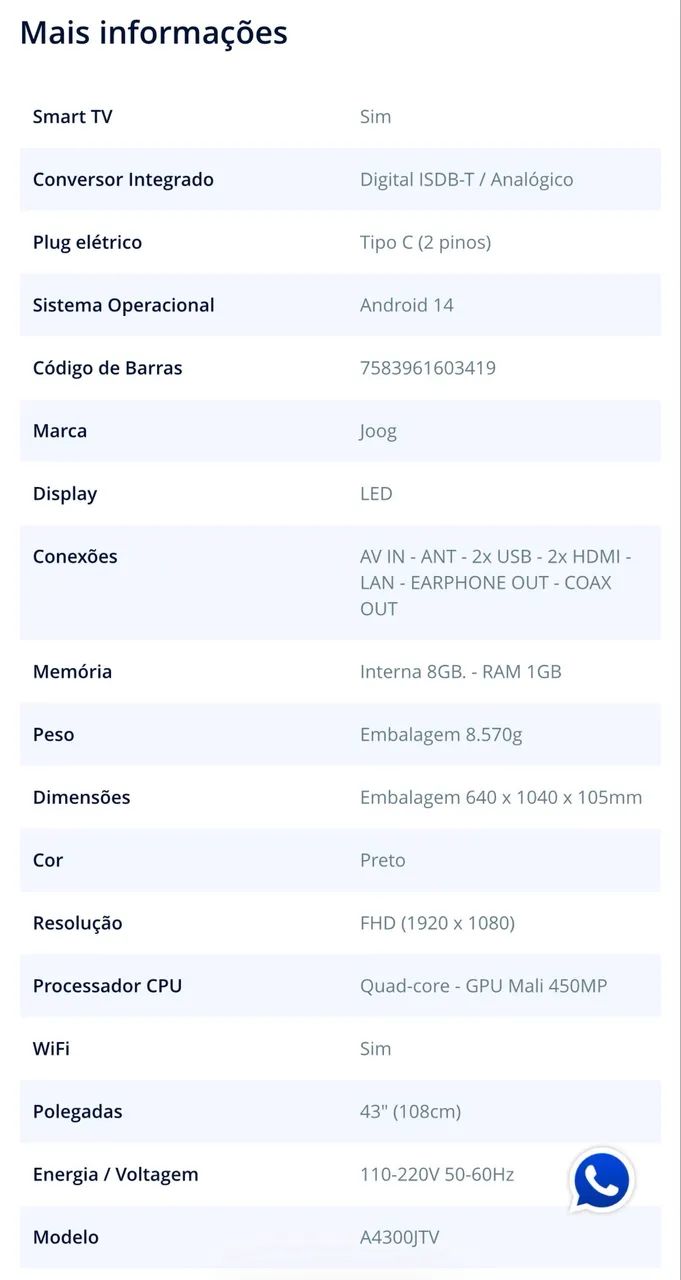 TV SMART 43? JOOG - Foto 4