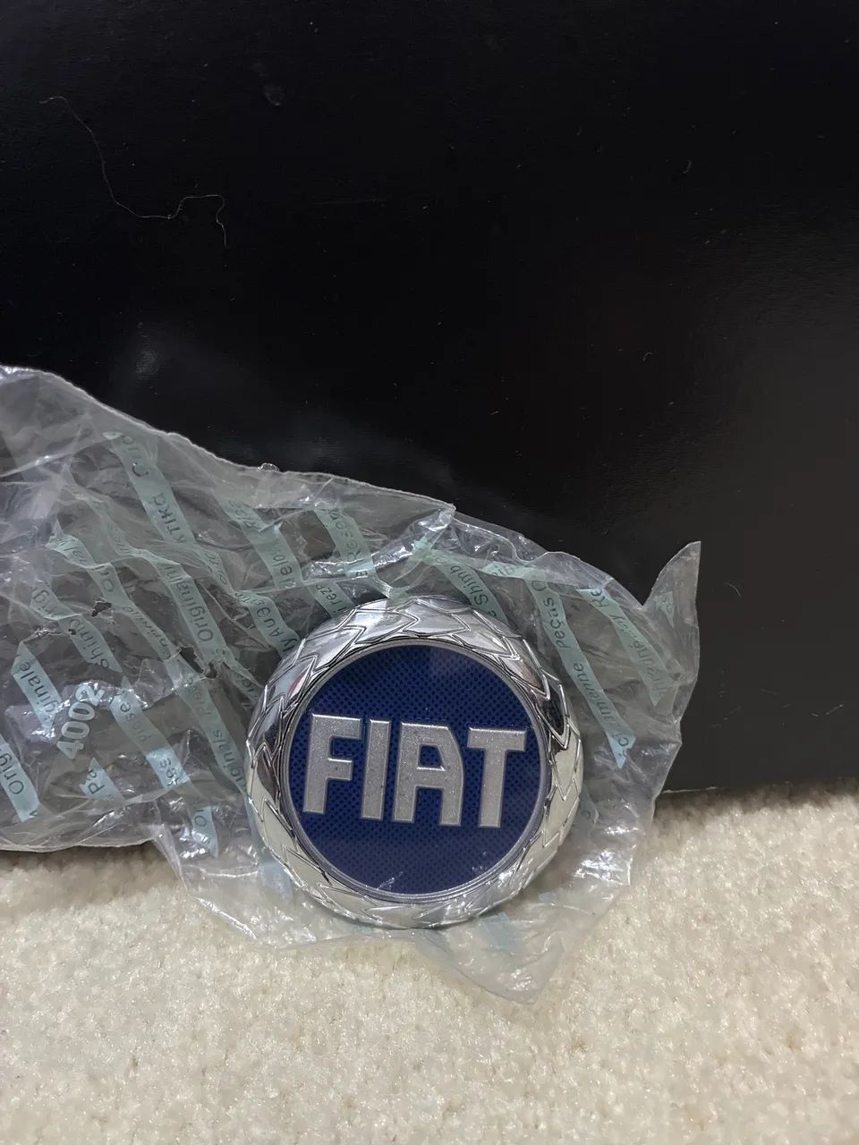 Emblema logo Fiat Azul ORIGINAL