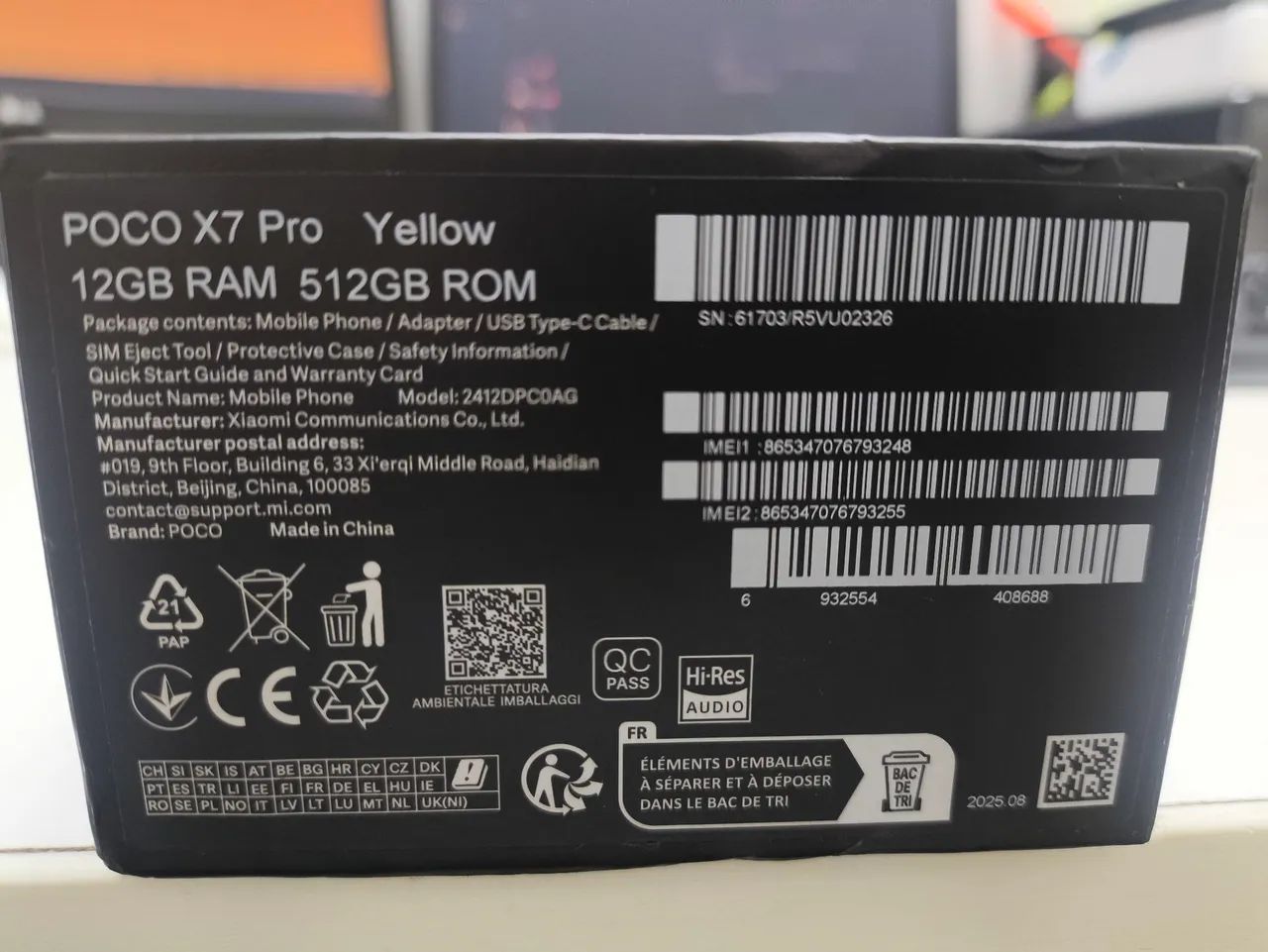X7 Pro 12GB 512GB NOVO! - Foto 2