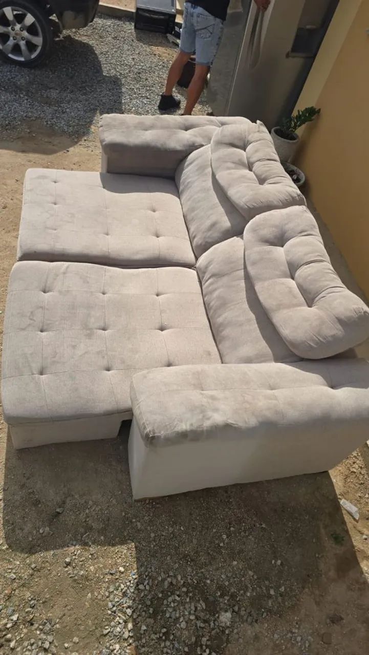 Sofá retrátil 3 lugares - Foto 3