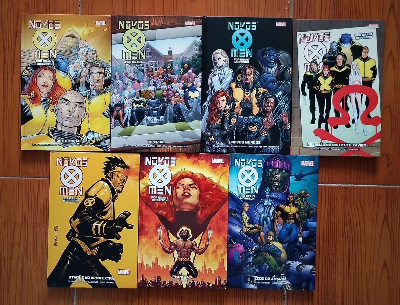 NOVOS X-MEN POR GRANT MORRISON VOL. 1-7 EDIÇÃO DE LUXO COLEÇÃO