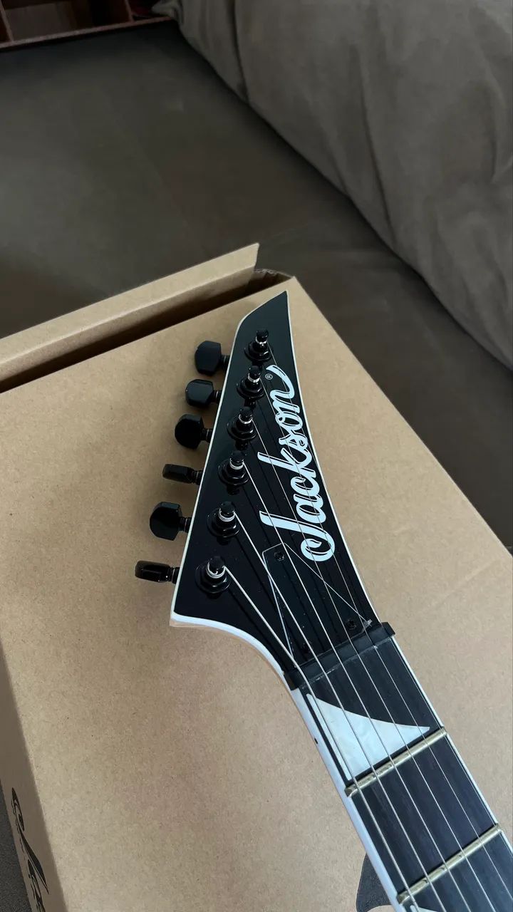 Nova! Jackson Dinky Transparent Blue raio composto! - Foto 4