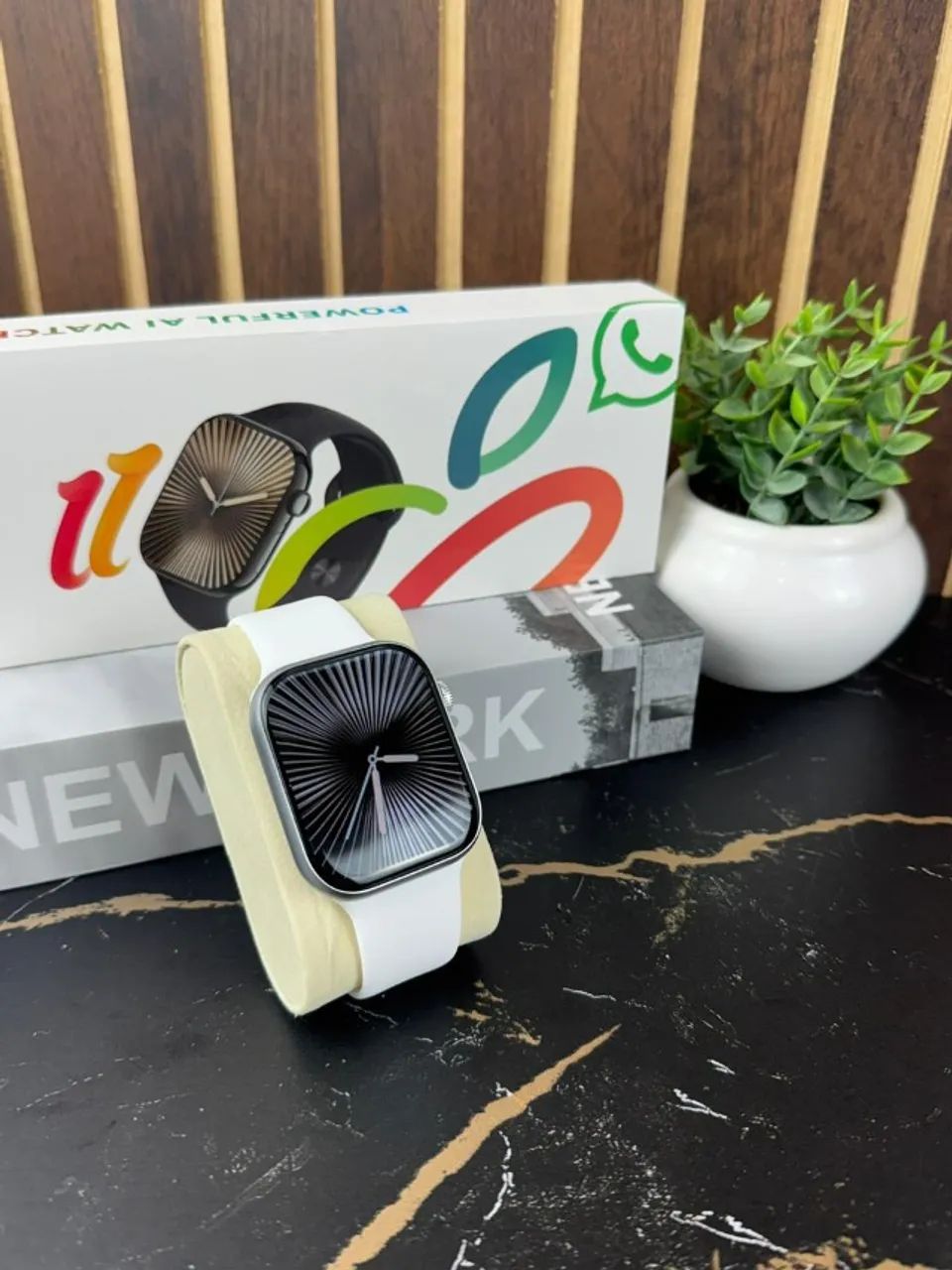 Smartwatch Série 11 Lançamento 2026 - Responde Whatsapp Prata - Promoção