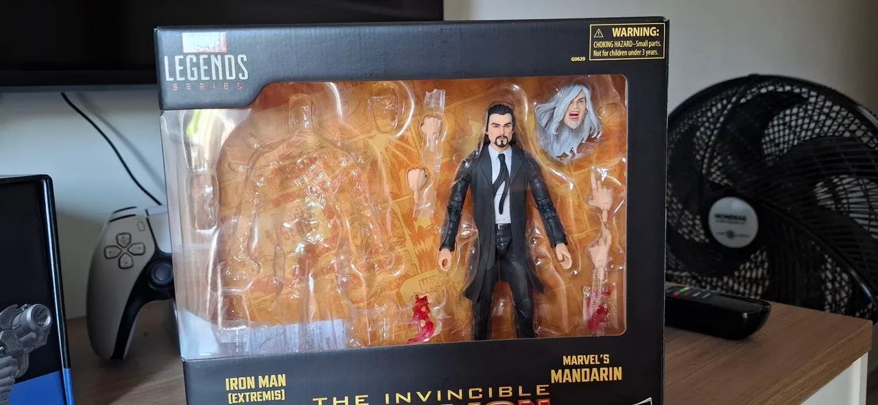 FIGURA MARVEL LS IRON MAN E MANDARIN - Foto 2