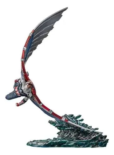 Capitão América Sam Wilson iron studios  - Foto 2