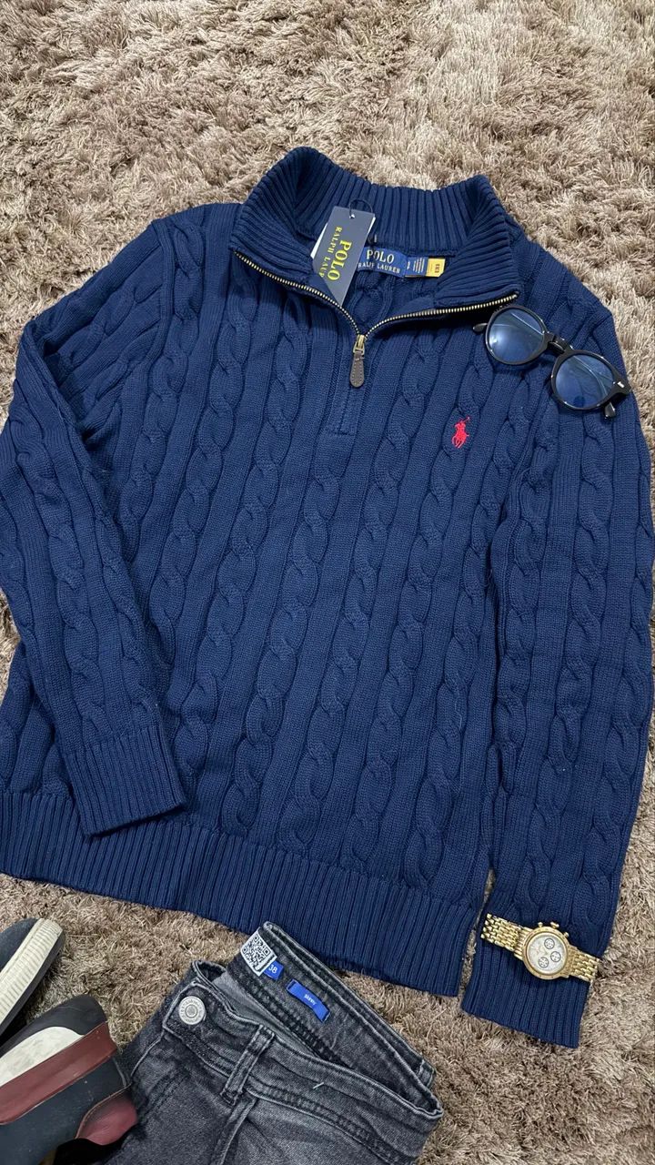 Quarter zip Ralph Lauren suéter  - Foto 3