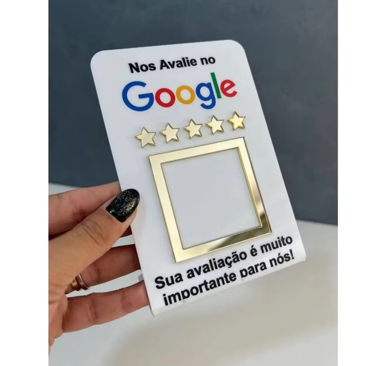 PLACA DE AVALIAÇÃO GOOGLE  - Foto 2