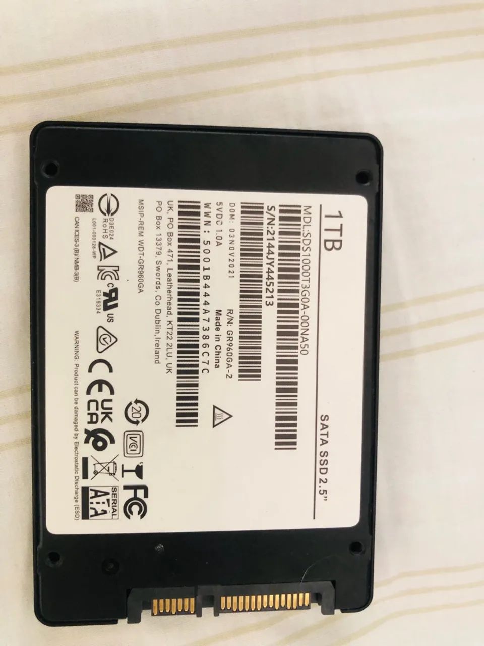 VENDO SSD 1TB KINGSPEC SATA - Foto 4