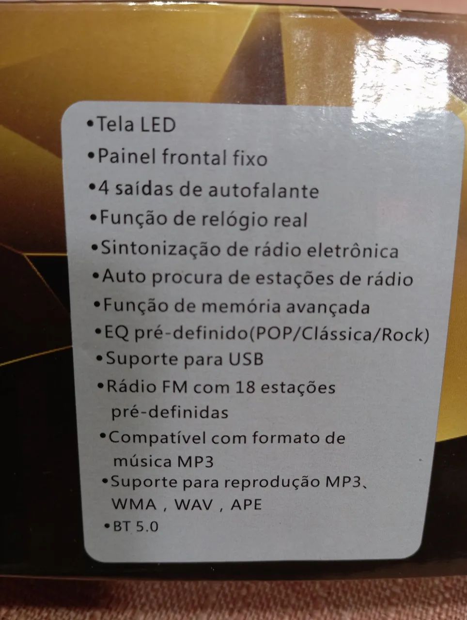 Rádio com bluetooth para carro e outros veículos, universal. - Foto 3