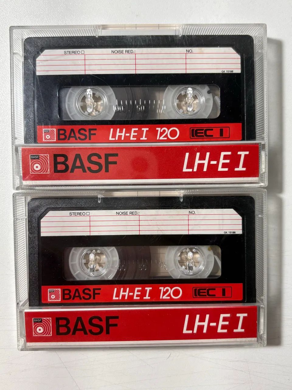 2un fita cassete Basf LH-E I 120 min (Made in Germany)