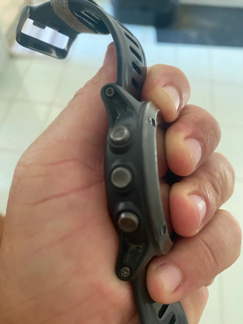 Relógio Garmin Fênix HR3 Zafira.