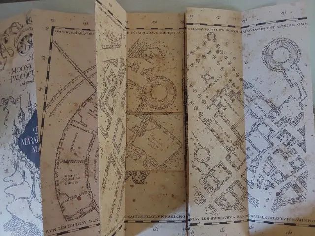 Mapa do maroto Harry Potter- original  - Foto 2