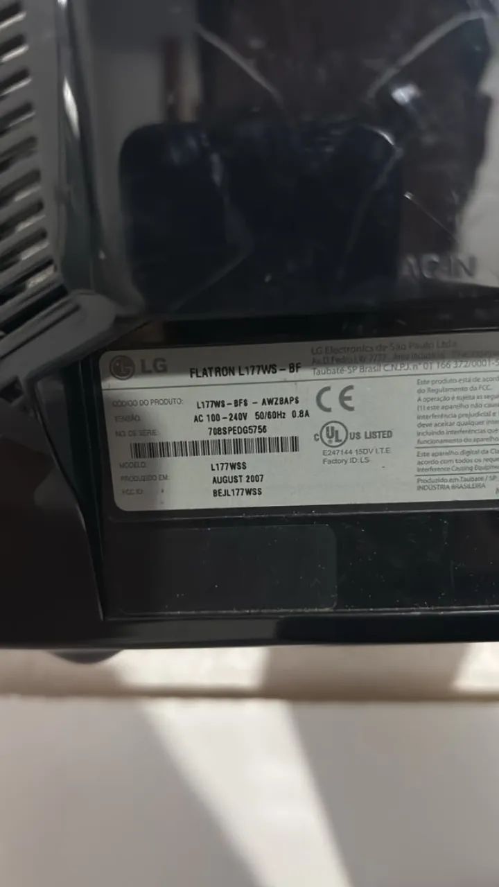 MONITOR LG L177WSS 17" - FUNCIONANDO PERFEITAMENTE - Foto 2