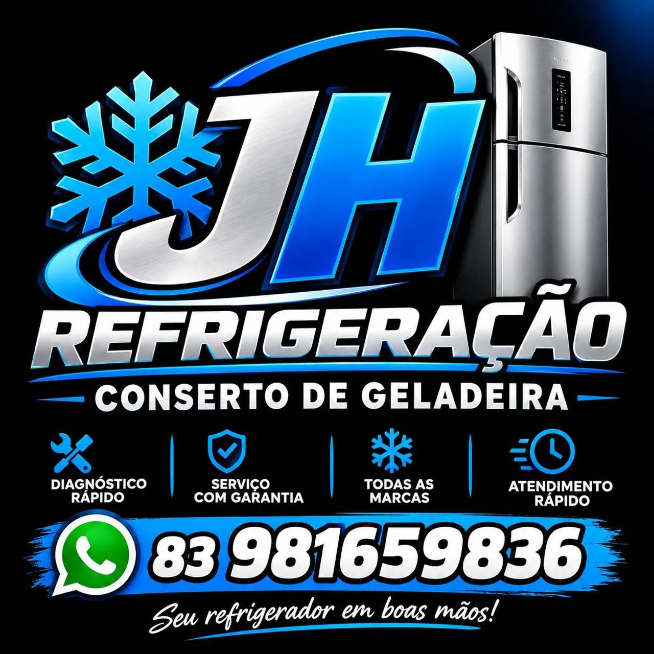 Conserto de geladeira e máquina de lavar 