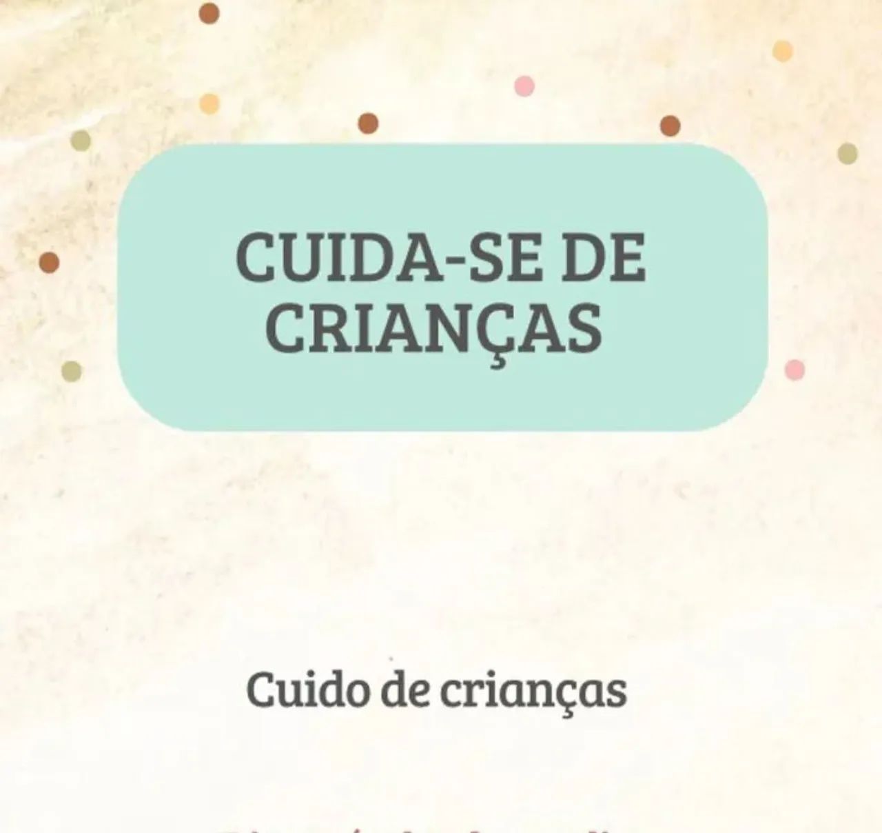 Babá e Cuidadora de Crianças 