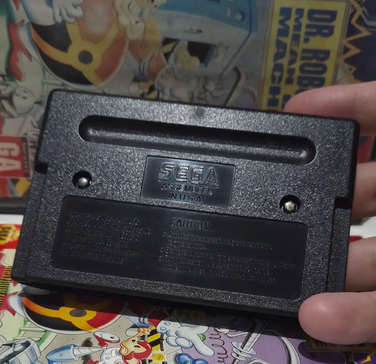 Jogo Dr. Robotnik's Mean Bean Machine original para Mega Drive - Foto 5