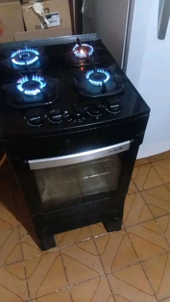 Fogão muller mesa de vidro - Foto 2
