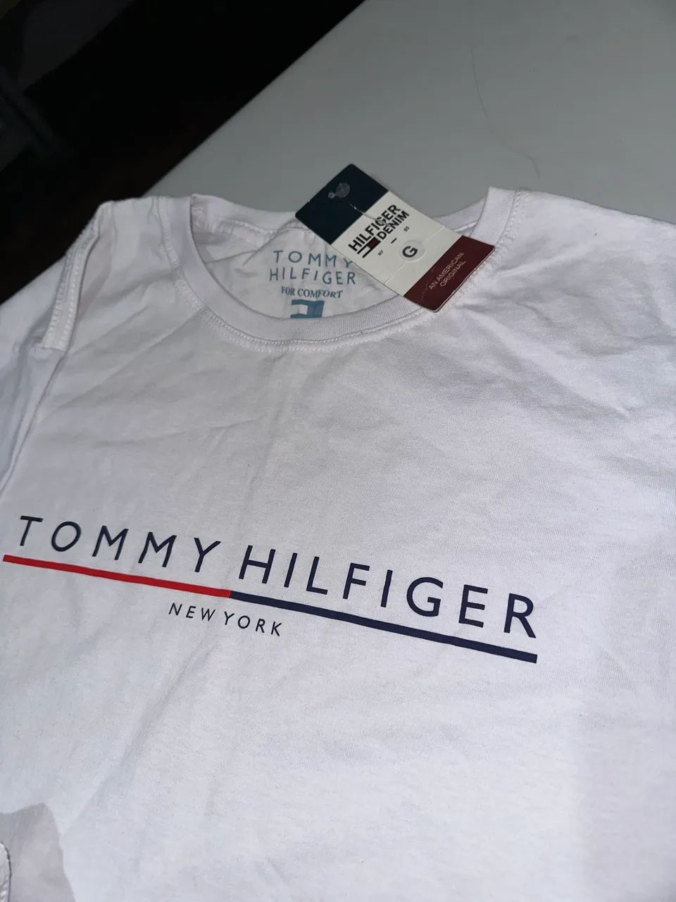 Manga Longa Tommy Hilfiger Branca - Foto 3