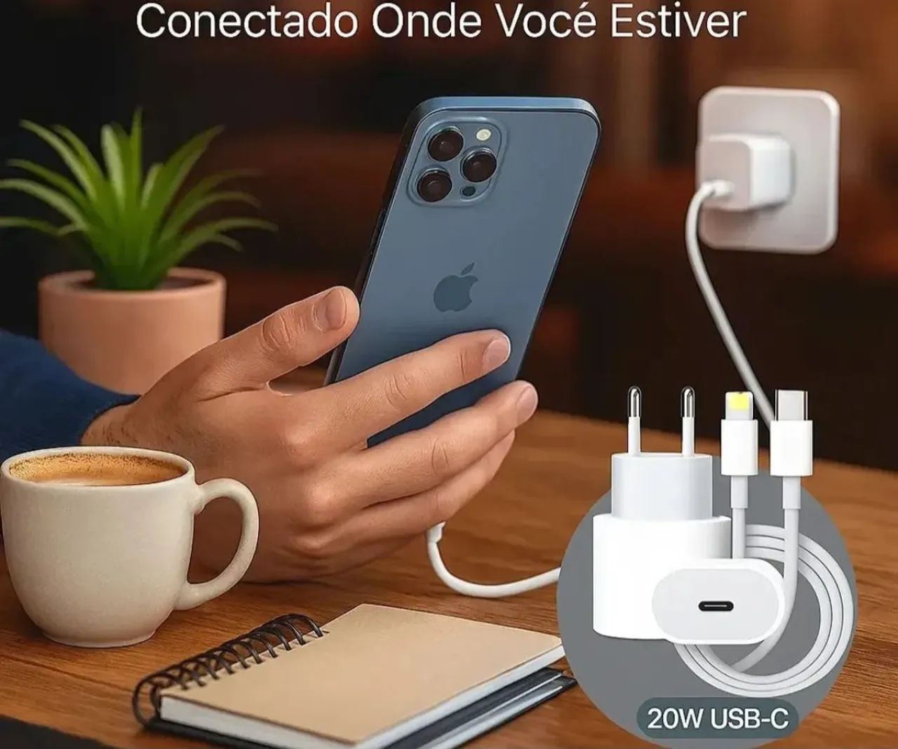 Carregador USB-c iPhone  - Foto 2