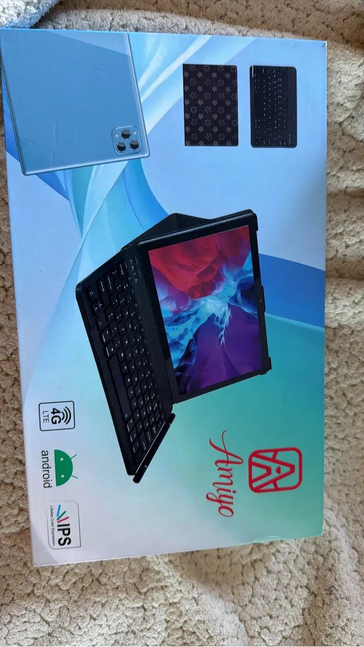 Vendo Tablet c/ Capa e Teclado Top Muito Novo - Foto 4