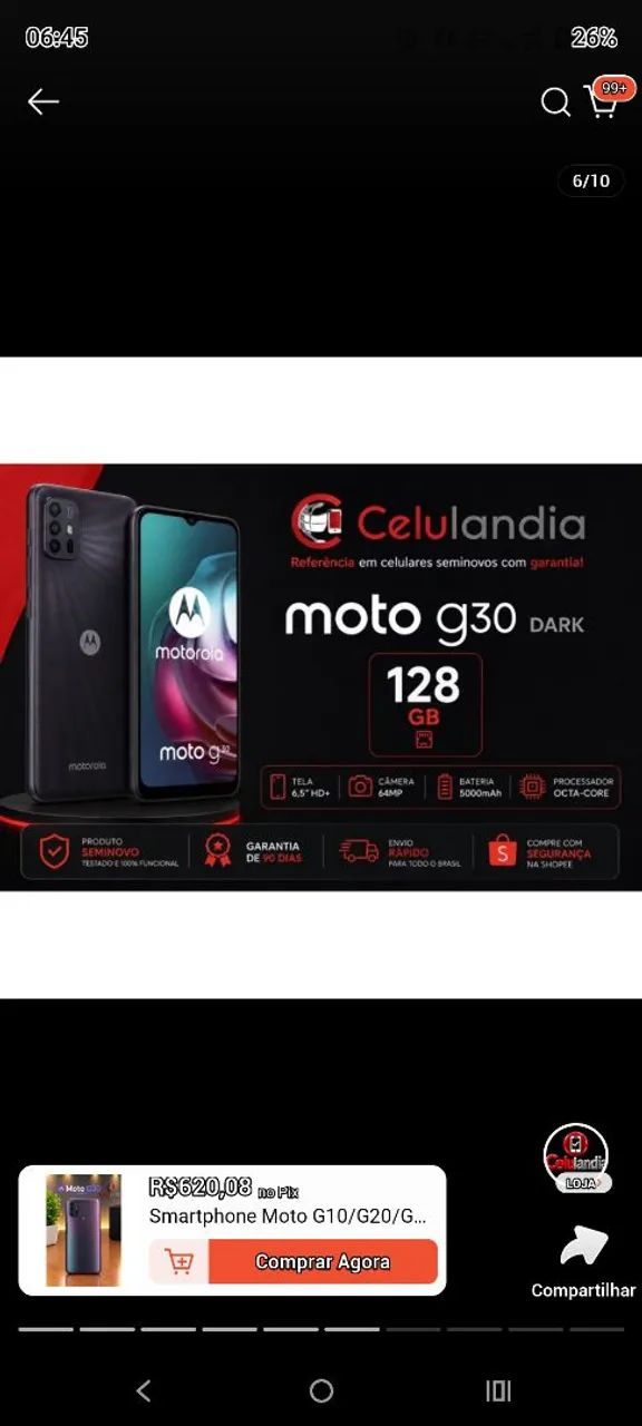 Celular Motorola G30 - Foto 2