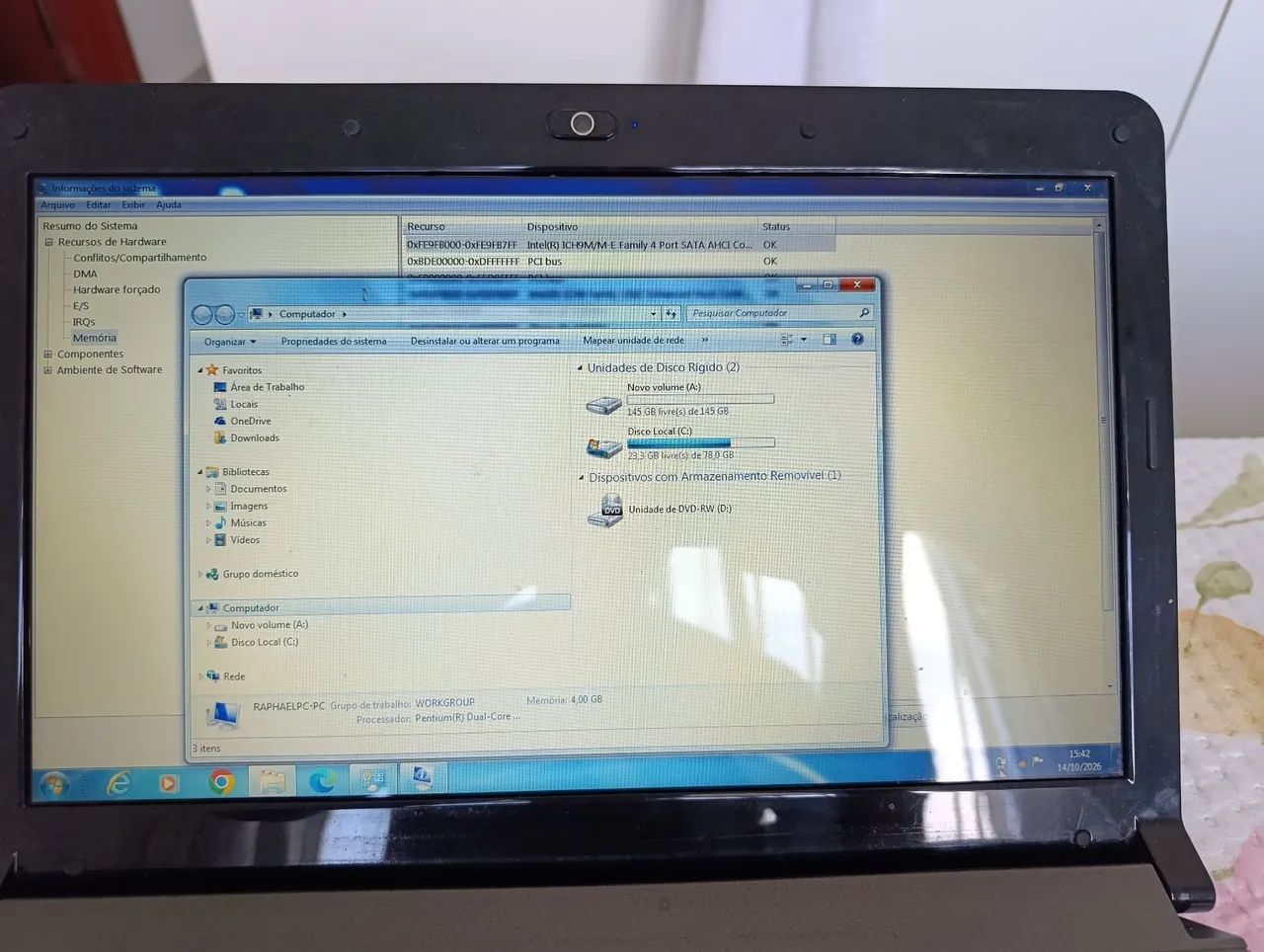 Notebook Positivo Mobile - 4 GB RAM - Funcionando - Foto 4