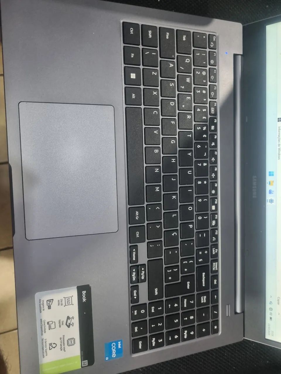 Notebook Samsung i3 de 11 geração  - Foto 2