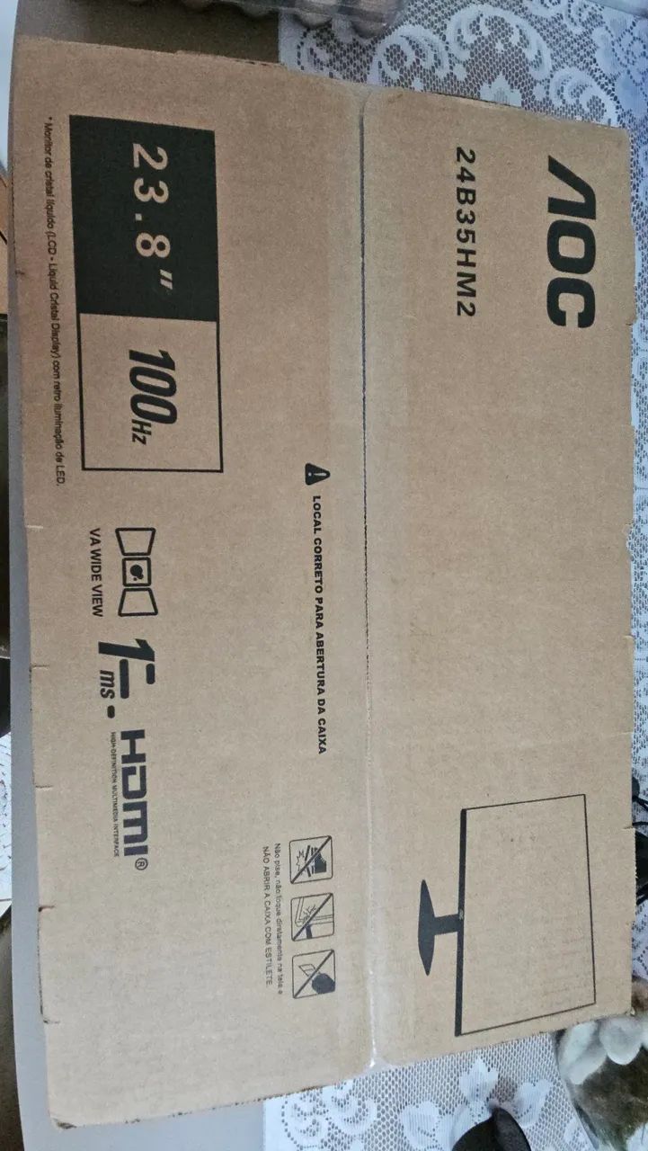 Monitor Aoc 23.8 polegadas - Zero na caixa