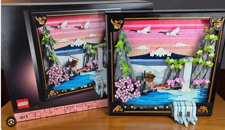 LEGO Art Paisagem Japonesa com Cerejeiras 31218 - Foto 4