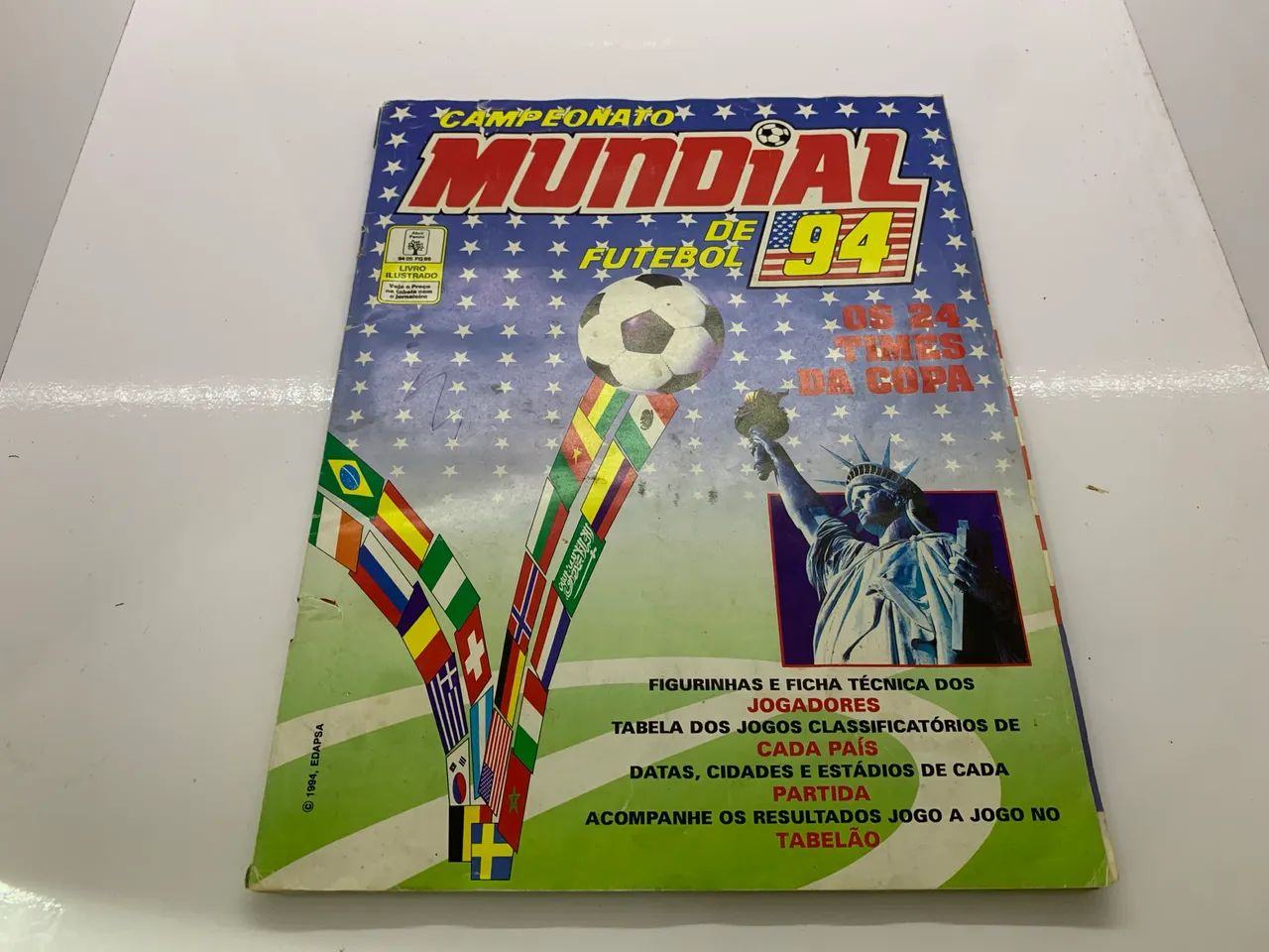 Álbum Copa Panini 90 e 94 - Perfeitos - Foto 4