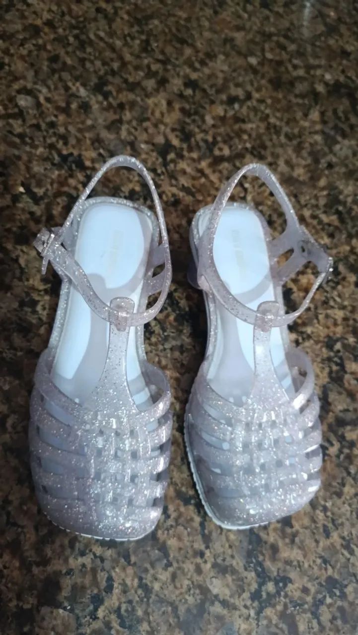 Mini Melissa original com glitter, Num 28 - Foto 3