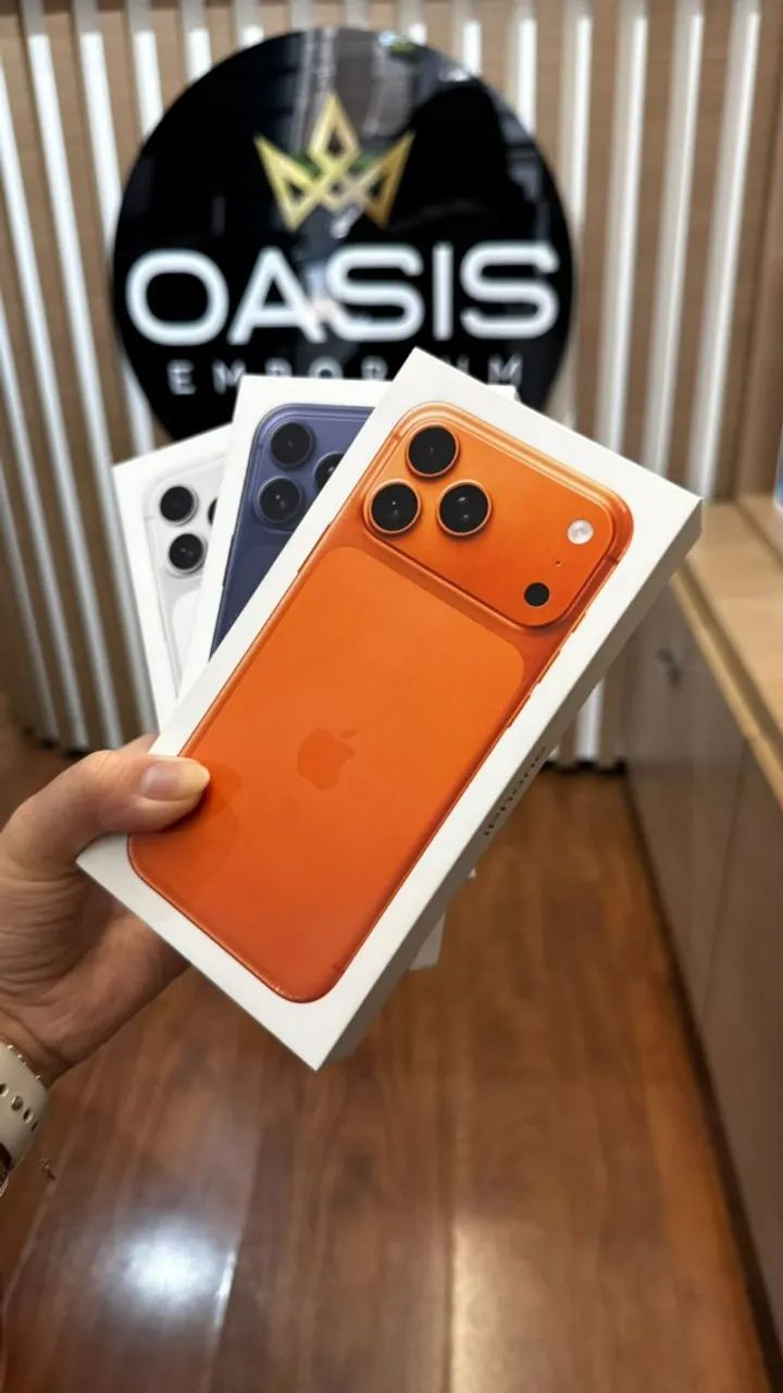 iPhone 17 PRO MAX 256GB Lacrado Preço Imperdível LARANJA - Foto 2