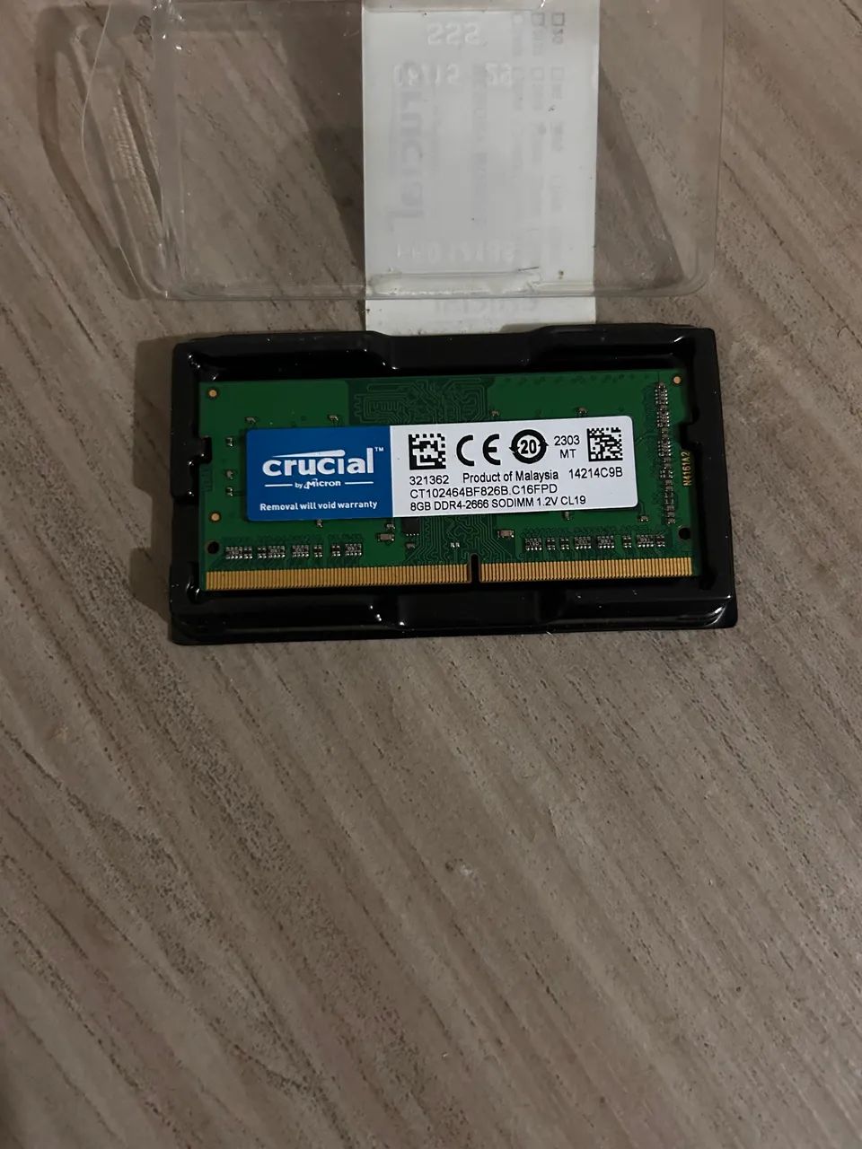 Memória RAM DDR4 8GB Crucial notebook  - Foto 2