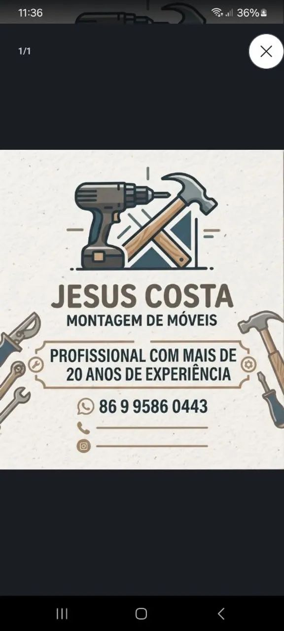Montador de móveis profissional 