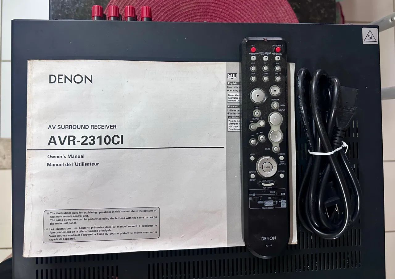 Resiver Denon 2310 com defeito  - Foto 2