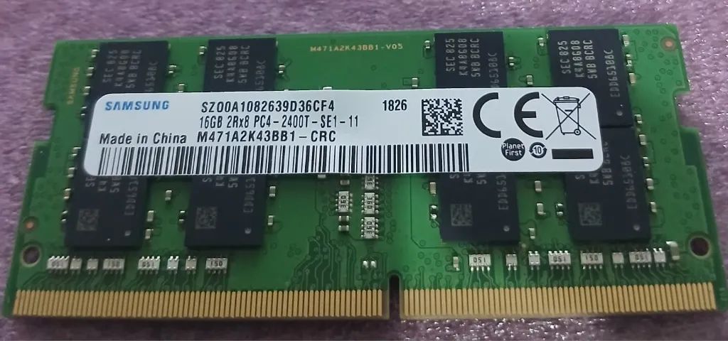 Memoria Notebook 16GB DDR4