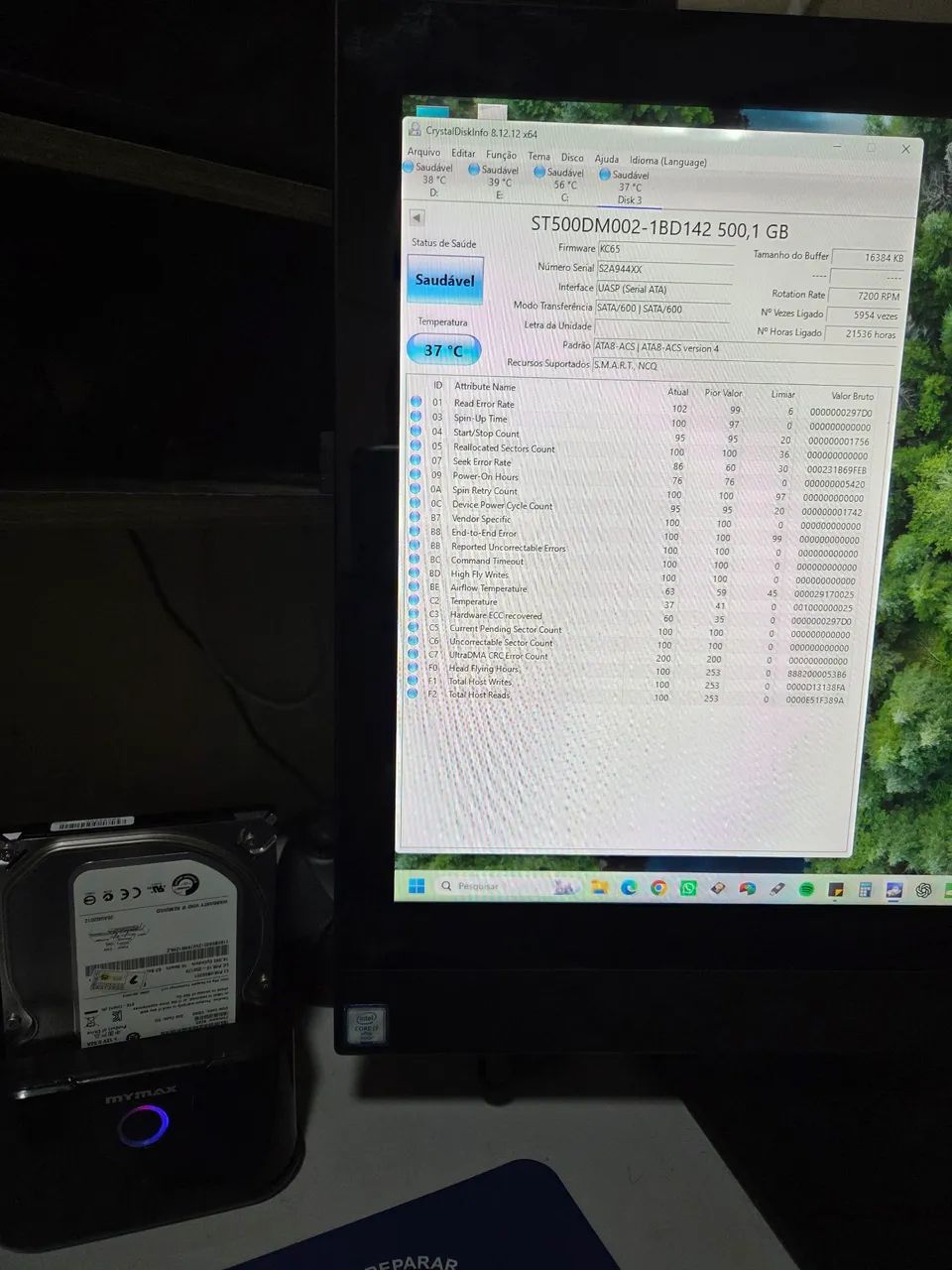 Hd seagate Barracuda 3,5 500GB Usado  - Foto 2