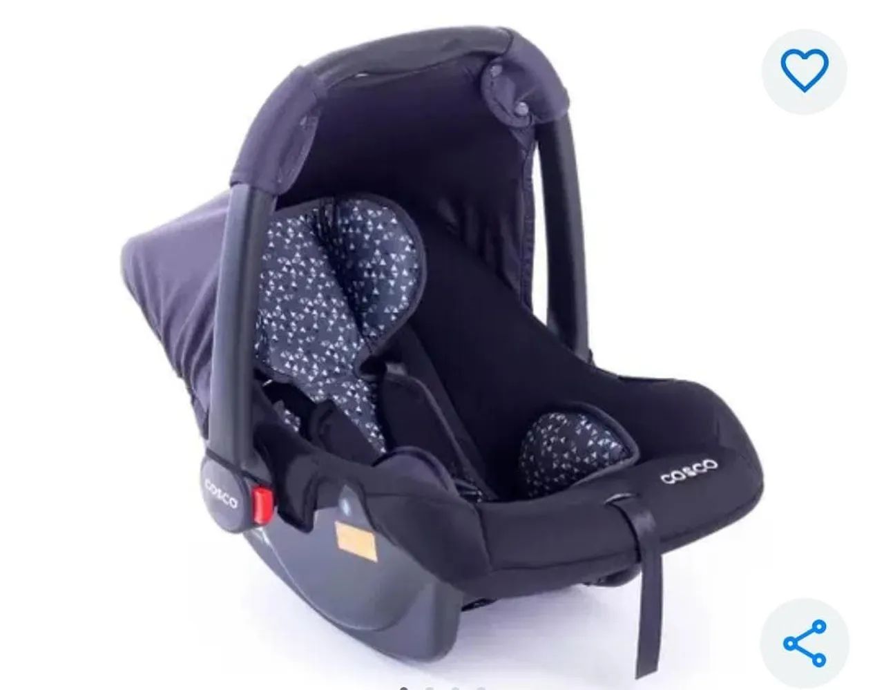 Carinho e bebê conforto 